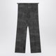 Prada Black/White Herringbone Pants