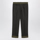 Prada Forest-Green Trousers With Double Waistband