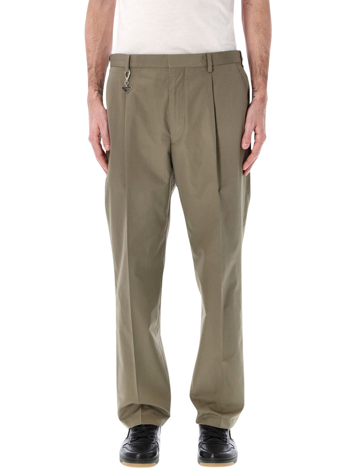 Prada Prada Popeline Chino Trousers