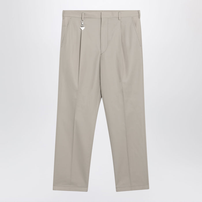 Prada Sandcolored Cotton Trousers