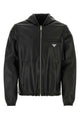 Prada Black Nappa Leather Reversible Jacket