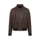 Prada Bruciato Leather Jacket