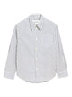 Ami Ami De Coeur Striped Chest-Pocket Shirt