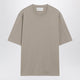 Ami Paris Taupe Beige Ami De Coeur Cotton T-Shirt