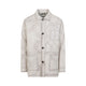 Kiton Beige Lamb Leather Jacket