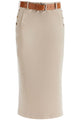 Moschino Couture  Jupe With Beige Wool Skirt