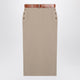 Moschino Jupe With Beige Wool Skirt