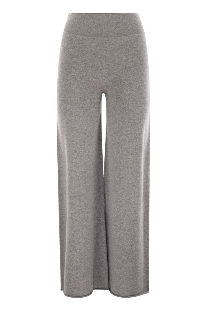 Vanisé Cashmere Wide-Leg Trousers