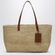 Manebí Raffia And Leather Shoulder Bag