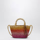 Manebí Mini Sunset Glow Panier Bag In Raffia