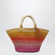 Manebi Sunset Glow Panier Bag In Raffia