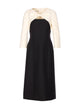 Valentino Garavani Black And White Midi Dress