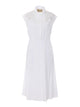 Valentino Garavani White Embroidered Midi Dress