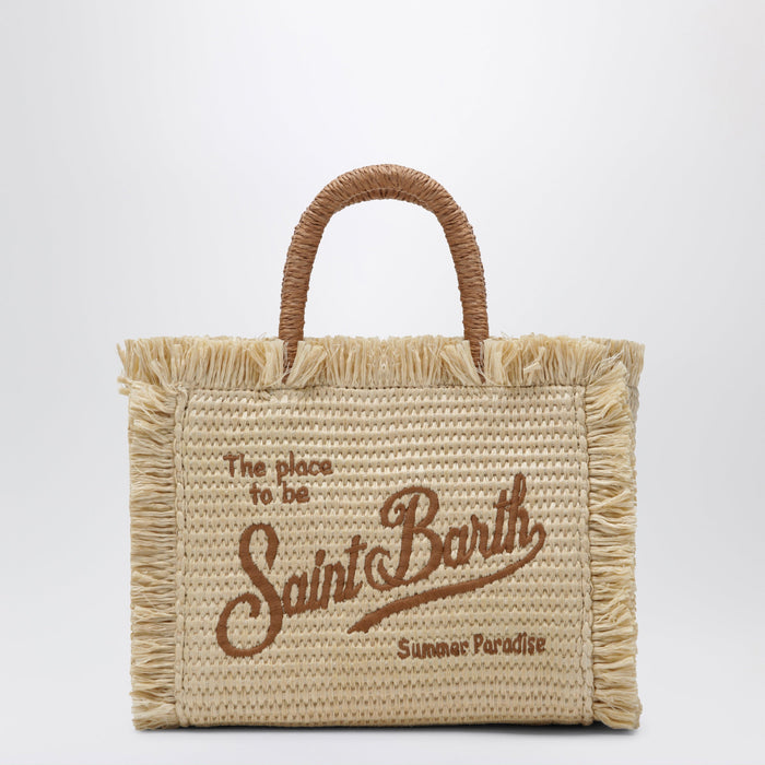 Mc2 Saint Barth Small Colette Bag In Straw-Effect Fabric