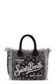 Mc2 Saint Barth Bandana-Print Tote Bag With Fringed Edges And Embroidered Logo