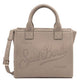 Mc2 Saint Barth Grey Pebbled Texture Shoulder Bag