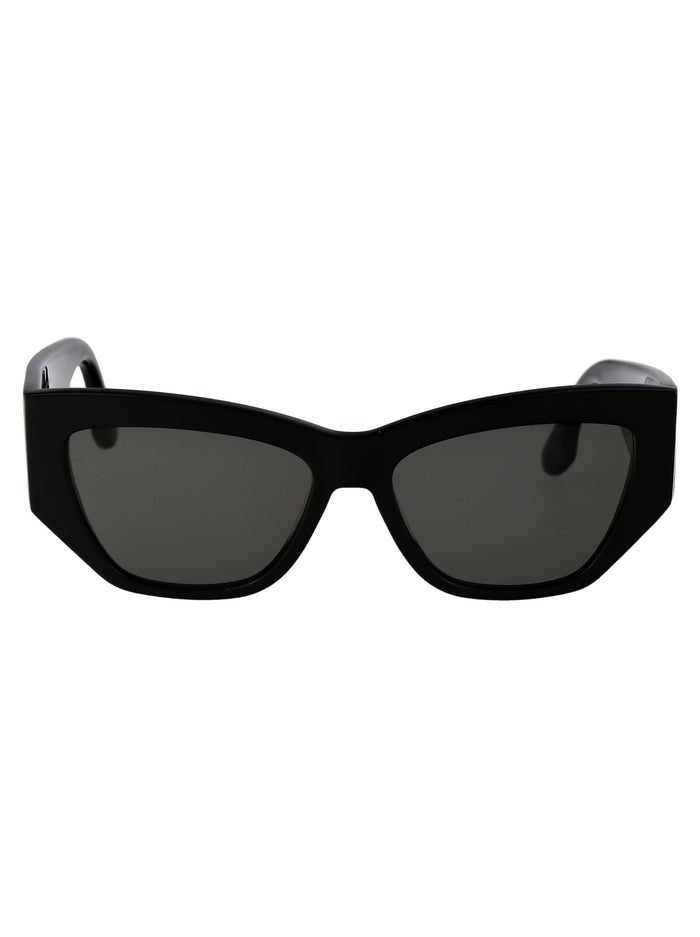 Victoria Beckham Black Acetate Sunglasses