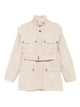 Isabel Marant Belted Flap-Pocket Jacket
