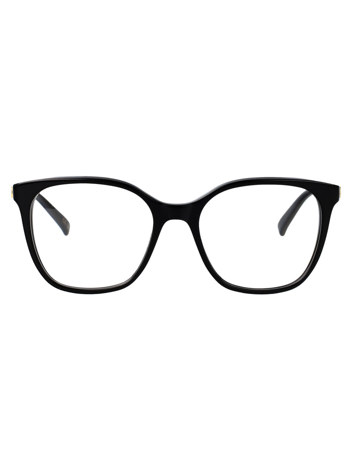 Valentino Garavani Black Black Transparent Acetate Glasses