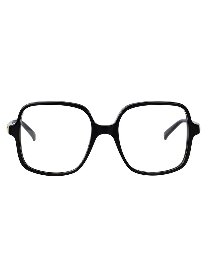 Valentino Garavani Black Black Transparent Acetate Glasses