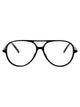 Valentino Garavani Black Black Transparent Acetate Glasses