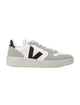 Veja Veja V-10 Leather Pure Black Clay Sneakers