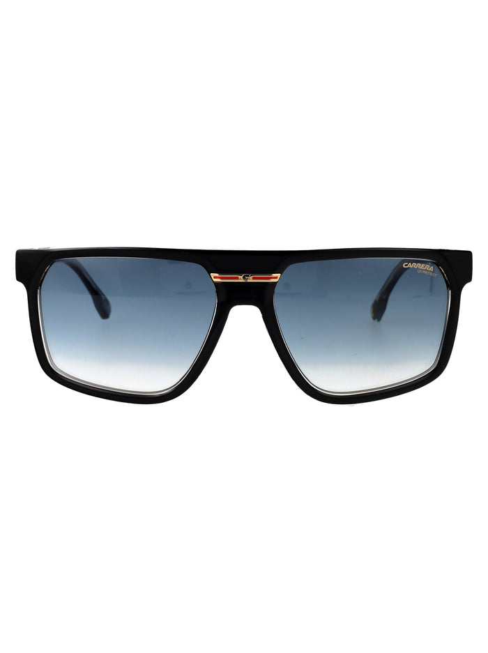Carrera Black Crystal Acetate Sunglasses