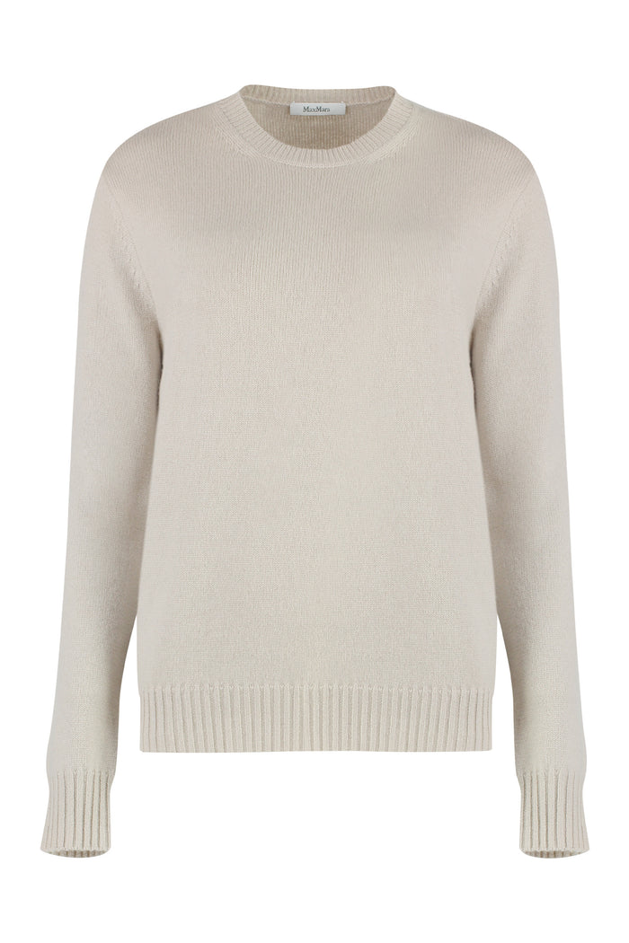Max Mara Viglio Crew-Neck Cashmere Sweater