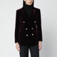 Vitovi Bordeaux Velvet Doublebreasted Jacket