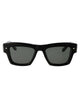 Valentino Garavani Black Acetate Sunglasses