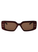 Valentino Garavani Bdx - Gld Acetate Sunglasses