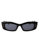 Valentino Garavani Blk Acetate Sunglasses