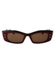 Valentino Garavani Bdx - Gld Acetate Sunglasses