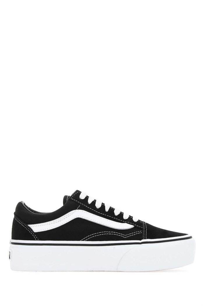 Vans Black Fabric Old Skool Platform Sneakers