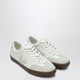 Veja Volley Sneakers In White Leather And Light Beige Suede