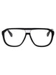 Philipp Plein Matte Black Acetate+Metal Glasses