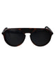 Vuarnet Matte Havana Grey Injectate Sunglasses