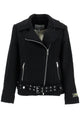 Ganni Boucle Wool Biker Jacket