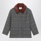 Bonpoint Joao Quilted Wool Coat With Checked Pattern