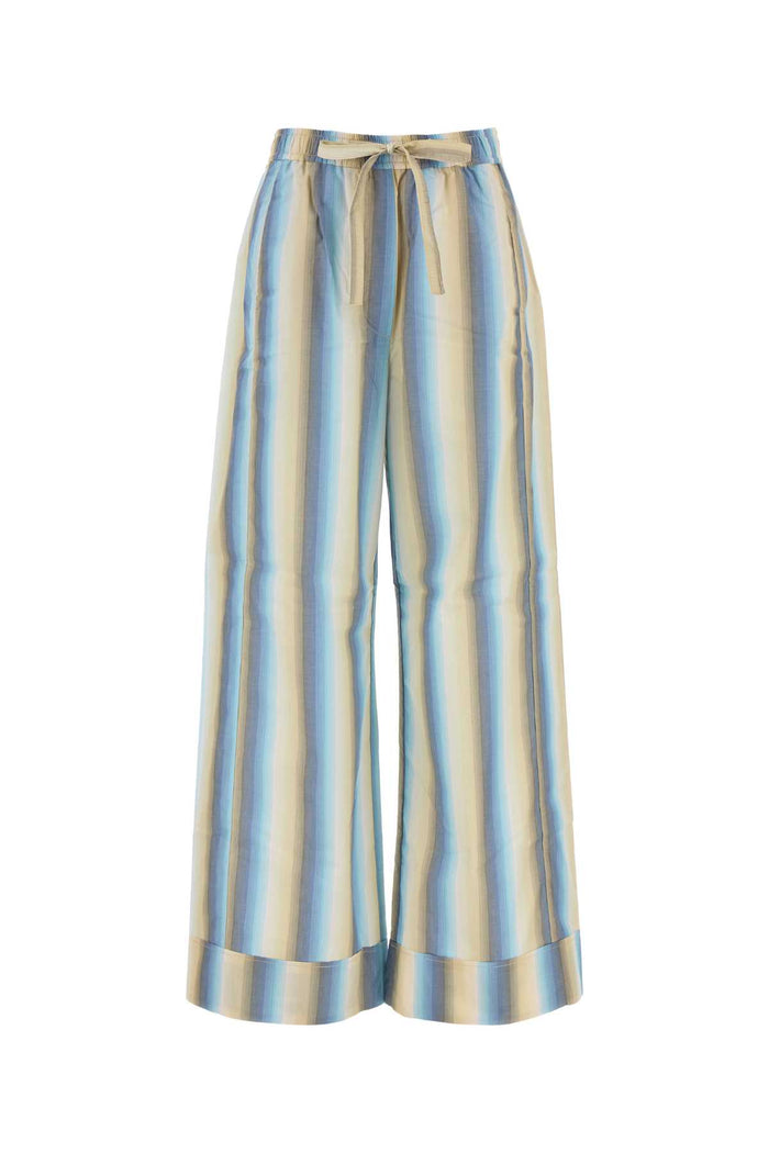 Ganni Embroidered Cotton Pyjama Pant