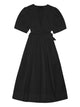 Ganni Strech Tie Strap Midi Dress