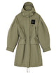Ganni Green Recycled Nylon Coat