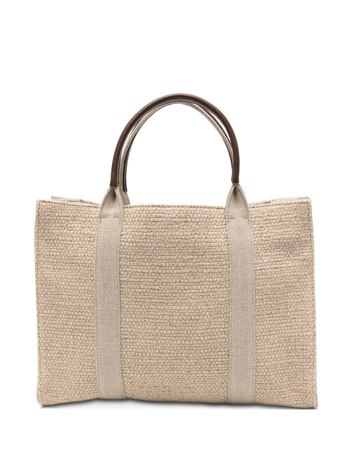 The Row Georgia Woven Tote Bag