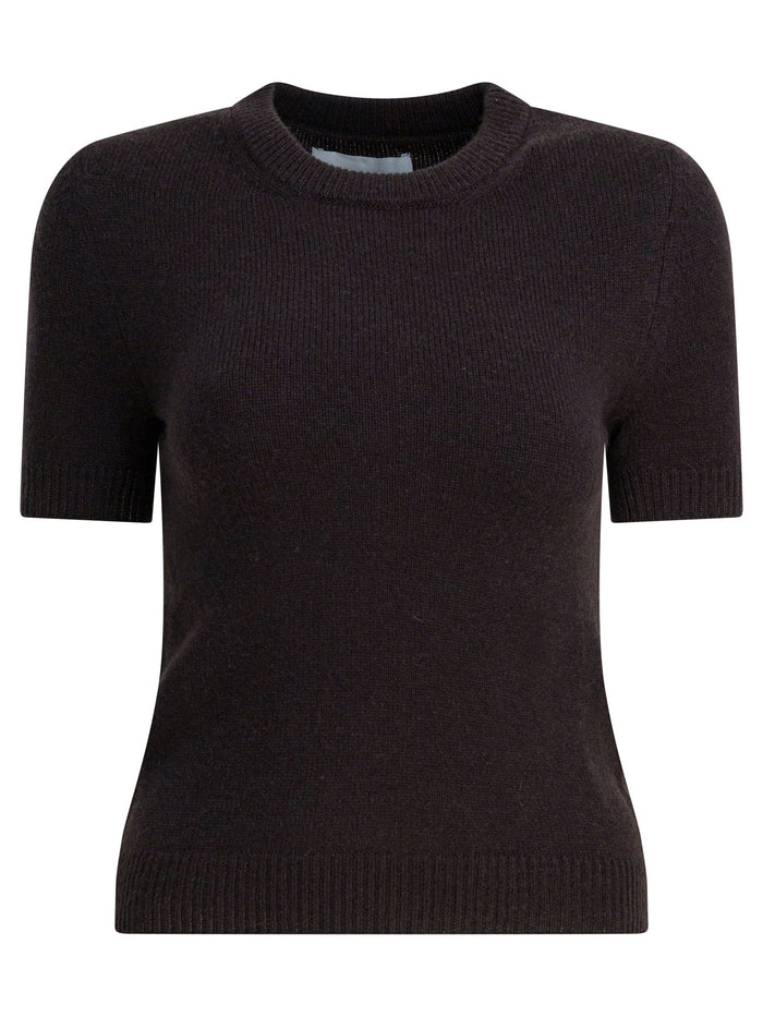 Sa Su Phi Brown Cashmere Knit Sweater