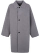 Sofie D Hoore "Carmine" Long Jacket With Collar And Buttons
