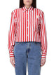 Fiorucci Red White Striped Shirt