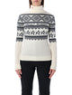 Perfect Moment Perfect Moment Merino Wool Intarsia Turtleneck