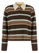 Guest In Residence 'Cropped Stripe Rugby' Sweater