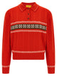 Guest In Residence 'Cable Collegiate Polo' Sweater