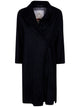 Maria Calderara Cape-Style Dusterfaux Suede Coat
